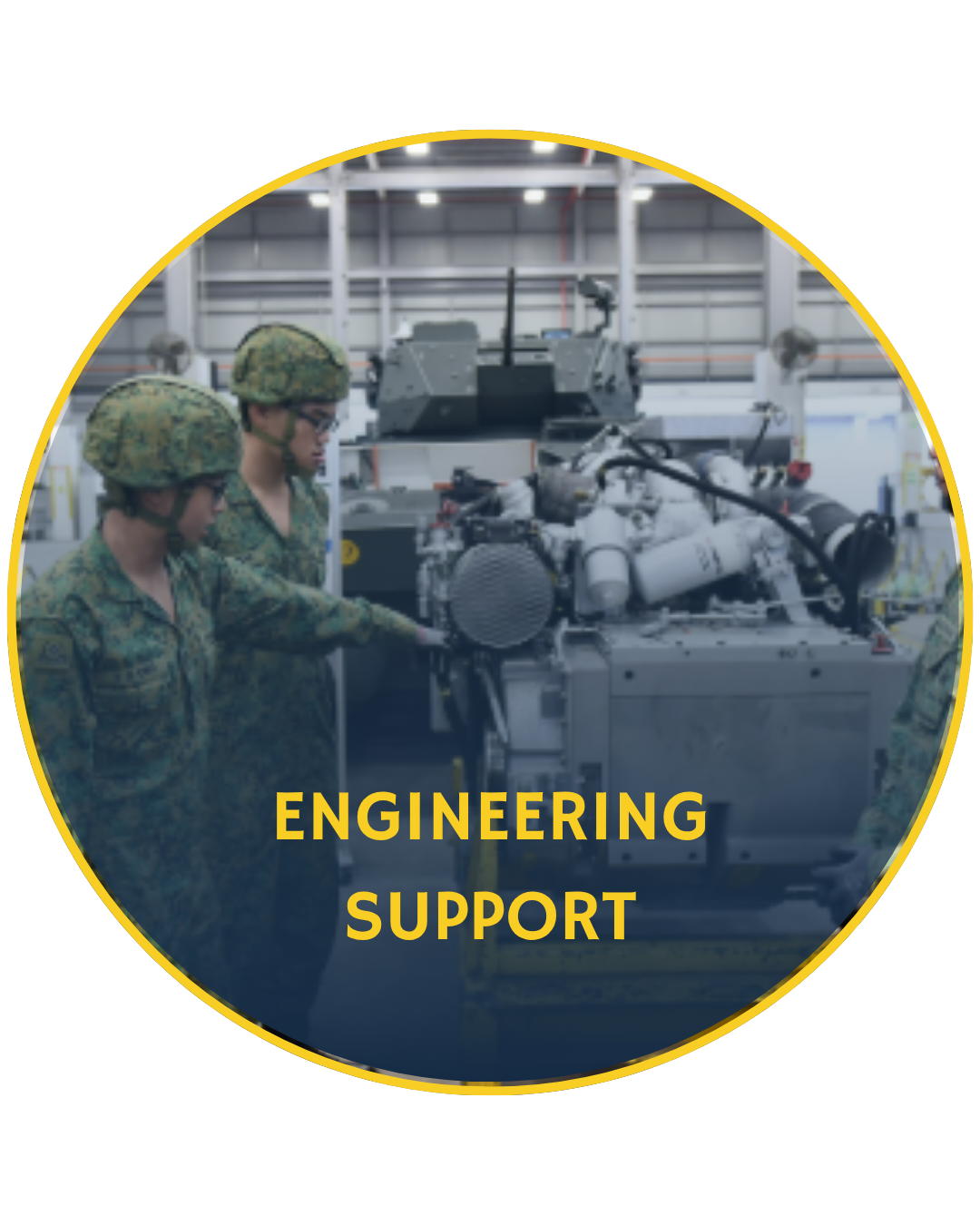 Engineer conducting maintenance on equipment..